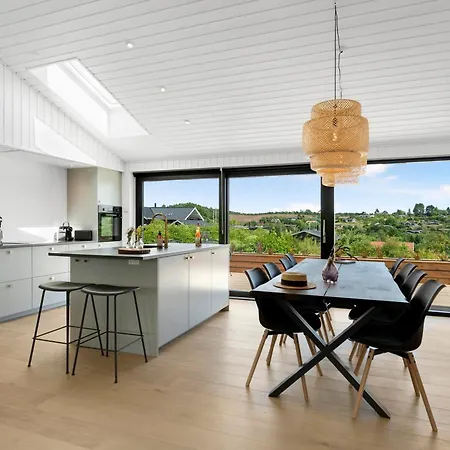 Casa de Férias Newly Buily In Handrup With Stunning Views Of The Rolling Landscape *